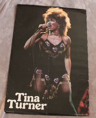 Tina Turner 1985 Live Concert Minerva Scotland Holmes Mcdougall Poster 3434 G