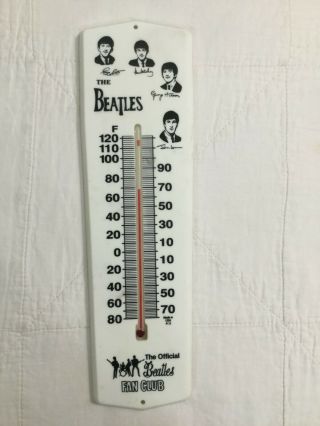 The Beatles The Official Beatles Fan Club Thermometer - Rare