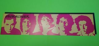 Rolling Stones 1983 Undercover Promo Poster Banner Rare