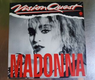 Madonna Promo Flat Vision Quest Soundtrack Advertising Rare 12 Inch Promotional