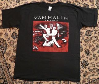 Van Halen Vintage 1995 Concert Tour Shirt Black Xl - Balance - Nm