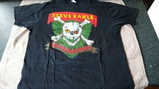 Vintage Steve Earle Copperhead Road Tour Official T Shirt Xl Unworn