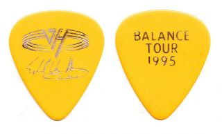 Eddie Van Halen Signature Yellow/gold Guitar Pick - 1995 Balance Tour