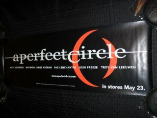 A Perfect Circle 2000 Promo Banner Poster Mer De Noms Tool Near Rare