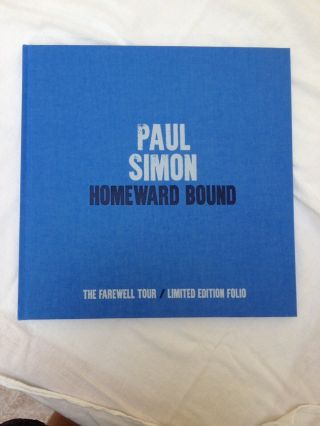 Paul Simon - The Farewell Tour/limited Edition Folio - Hardcover Program