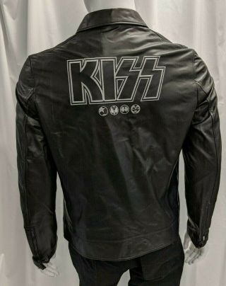 Kiss Authentic Leather Jacket Size Medium - Bbl510