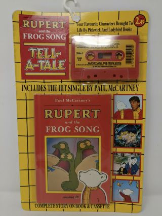 Rupert And The Frog Song Tell - A - Tale Cassette Ladybird Paul Mccartney