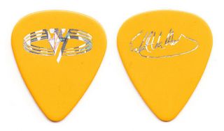 Eddie Van Halen Signature Yellow Guitar Pick - 1995 Balance Japan Tour
