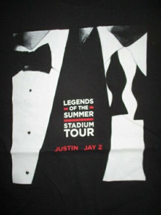 2013 Jay - Z & Justin Timberlake " Legends Of The Summer " Concert Tour (xl) T - Shirt