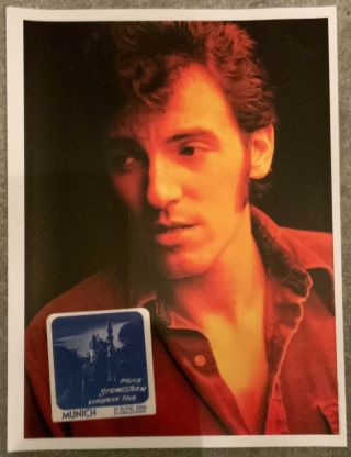 Bruce Springsteen Munich 17th June 2016 Tour Poster