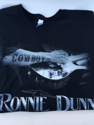 Ronnie Dunn Let The Cowboy Rock Autographed Concert T Shirt Brooks And Dunn