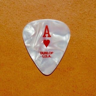 Aerosmith - Joe Perry Ace Of Hearts Guitar Pick Park Theater Las Vegas 2019