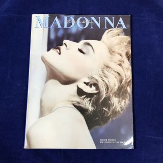 Madonna True Blue Original1986 Songbook Sheet Music Lyrics Posters Oversize Book