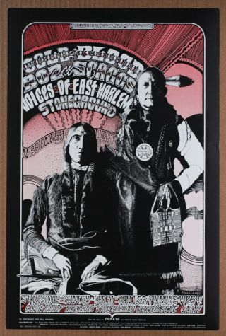 Fillmore West Bill Graham Poster Bg - 264 1970 Cold Blood,  Boz Scaggs,  Good Cond.