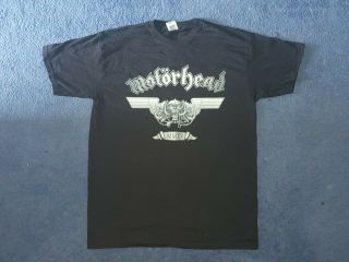 Motorhead 2015 Official Tour T Shirt Large - Rare Lemmy