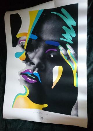 Rihanna Anti Tour Art Poster From Rihanna 