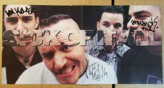 Sick Of It All - Scratch The Surface Signed Tour Poster (24 " X 12 ")