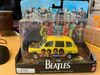 The Beatles Collectible 2008 Corgi Album Cover Die - Cast Sgt.  Peppers London Taxi