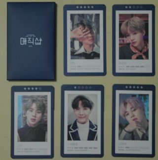 BTS 5th Muster Magic Shop Official GuestBook PhotoCard Set JungKook Jimin V SUGA 2