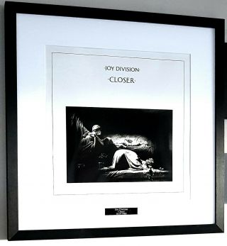 Joy Division/framed Closer Vinyl Cover/print/ian Curtis