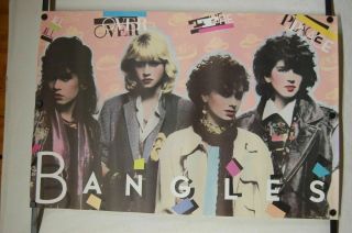 Bangles All Over The Place 1984 Cbs Promo Poster 24”x36” C 39220