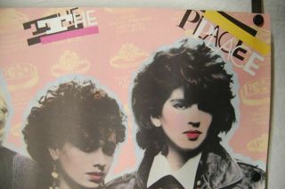 BANGLES All Over The Place 1984 CBS Promo Poster 24”x36” C 39220 2