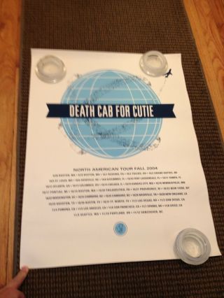 Vintage Death Cab For Cutie North American Fall Tour 2004 Poster Please Read Ad