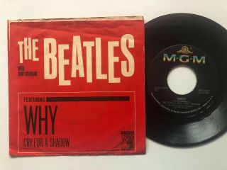 The Beatles,  45 Picture Cover Why Mgm Orig