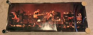 Vintage Music Poster Pearl Jam Live On Stage Mercer 1993 Classic Grunge Rock