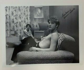 Elvis Presley Barbara Hearn Smith Autographed 8x10 Photo By Alfred Wertheimer
