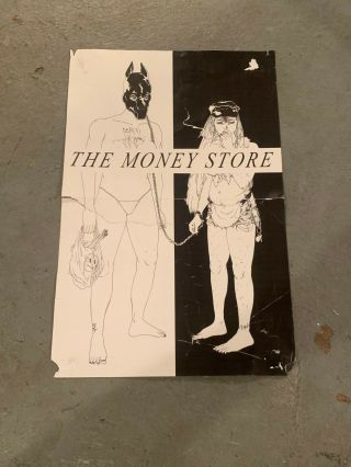 Death Grips - The Money Store Record Store 2012 Two - Sided Promo Poster