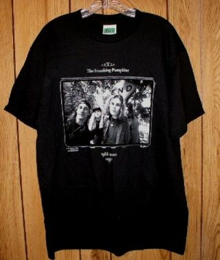 The Smashing Pumpkins Concert Tour T Shirt 2000 Cinder Block Size Large