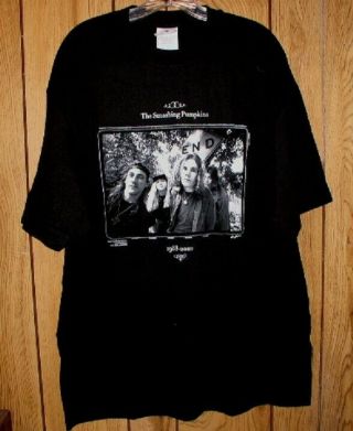 The Smashing Pumpkins Concert Tour T Shirt 2000 Cinder Block Size X - Large