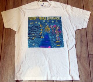 Foster The People Supermodel North American Tour Concert Vintage T Shirt