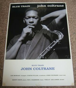 Blue Train John Coltrane Pyramid Uk Import Francis Wolff Photo 2001 Poster