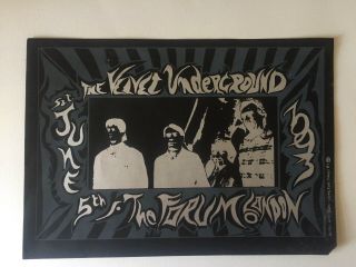 Velvet Underground Concert Poster London 1993