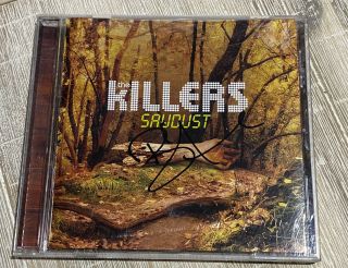 Brandon Flowers Signed Autographed The Killers Sawdust Cd Album
