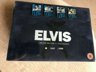 Elvis DVD box set LtdEdt suede box with 8 Great Elvis movies number 397 of 8000 3