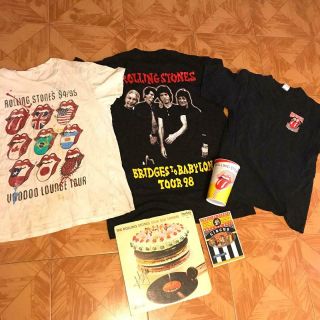 The Rolling Stones Let It Bleed Vinyl,  Bridges To Babylon Tour 98 T Shirt And,
