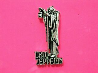 Led Zeppelin Official 1993 Pin Button Badge Poker The Hermit Alchemy