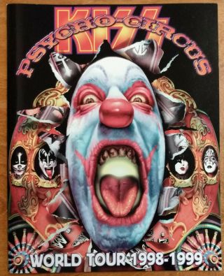 Kiss Psycho Circus World Tour Program 1998 - 1999