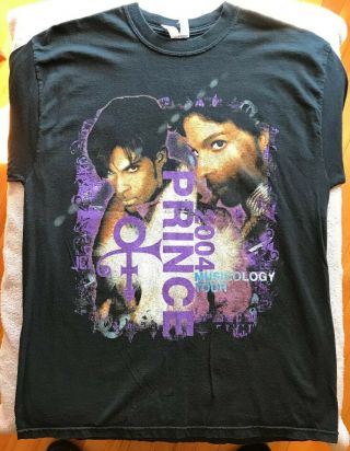 Official 2004 Prince Musicology Tour T - Shirt Concert Shirt Size Xl