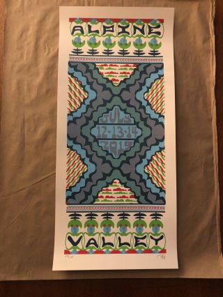 Phish Alpine Valley Wisconsin Wi 2019 Concert Poster Tripp Print Summer 19