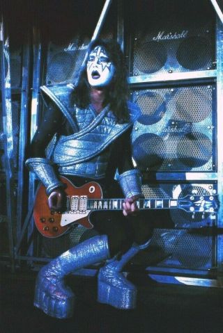 Kiss Band Ace Frehley Live 24 X 36 Alive Ii Era Custom Poster - Rock Music