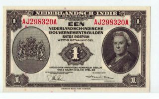 Netherlands Indies 1 Gulden - 1943 - Unc
