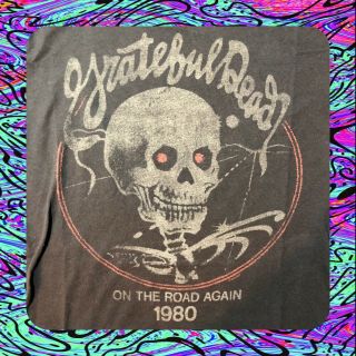 Unworn Vintage The Grateful Dead 1980 Tour T - Shirt Deadstock Girl M Nos 2009