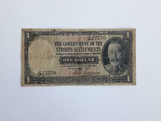 Straits Settlements Banknote - 1 Dollar 1935