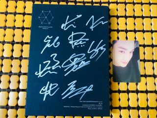 Exo Signed Autograph Winter Album Ex 