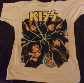 Kiss Crazy Nights Official 1987 Tour Shirt Small In The U.  S.