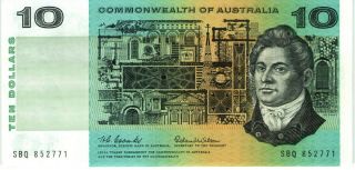 Australia 10 Dollars 1966 Aunc/unc Banknote - K172